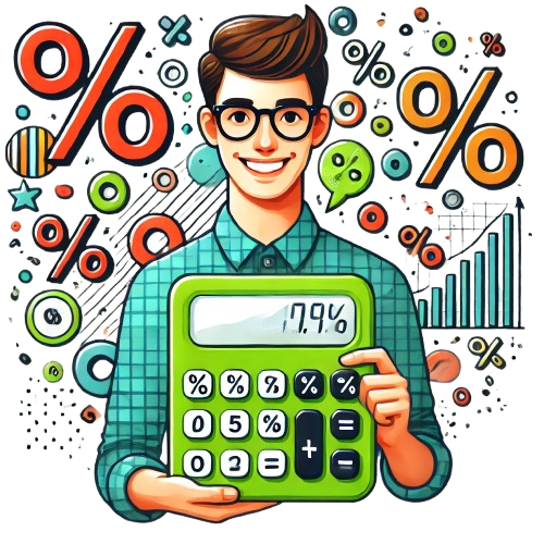 Student calculating grades